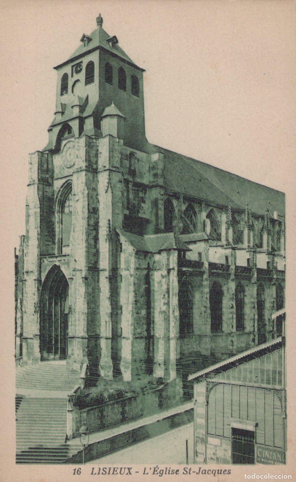 Postcards: France Lisieux Saint Jacques Church In Normandy Unposted *YBC853