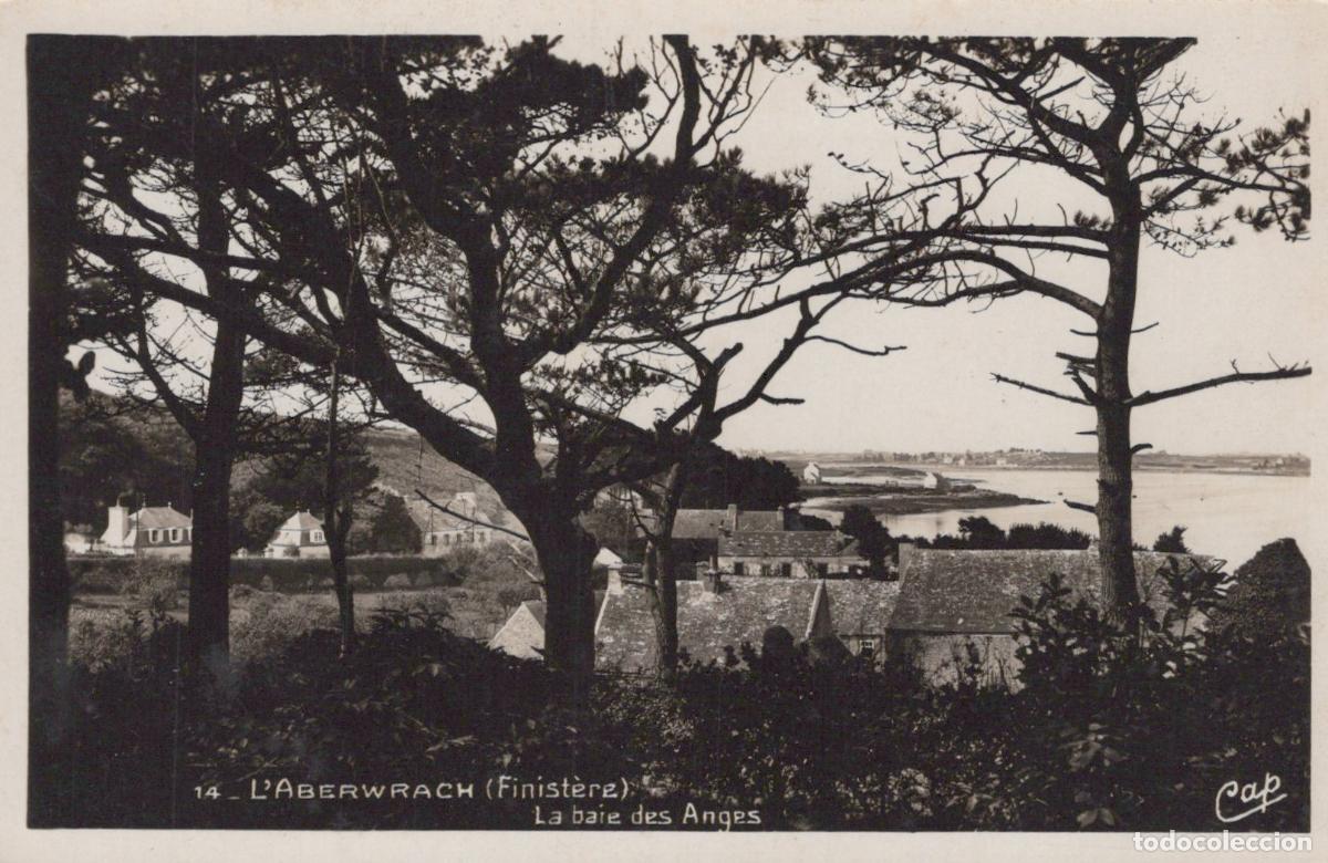Postcards: France Brittany L Aberwrach Finistere View Of The Real Photo Unposted *YBC512
