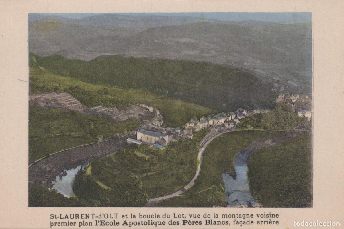 Postcards: France Bozouls Saint Laurent D Olt And The Lot River Loop Unposted *YBC254