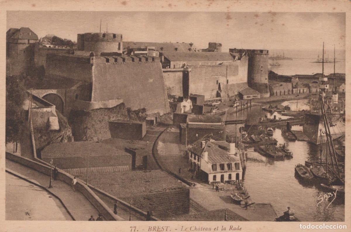 Postkarten: France Brest Castle And The Roadstead Unposted *YBC260