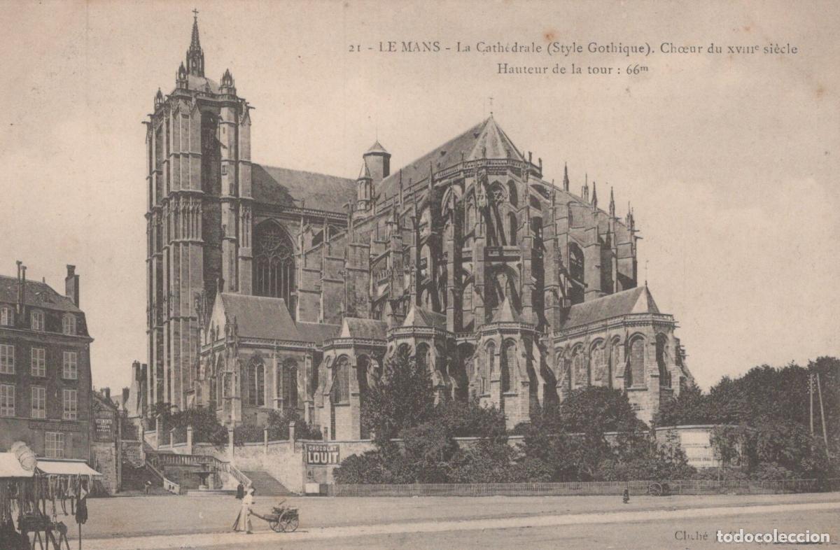 Postcards: France Le Mans Cathedral Gothic Style Choir 18th Century Unposted *YBC268