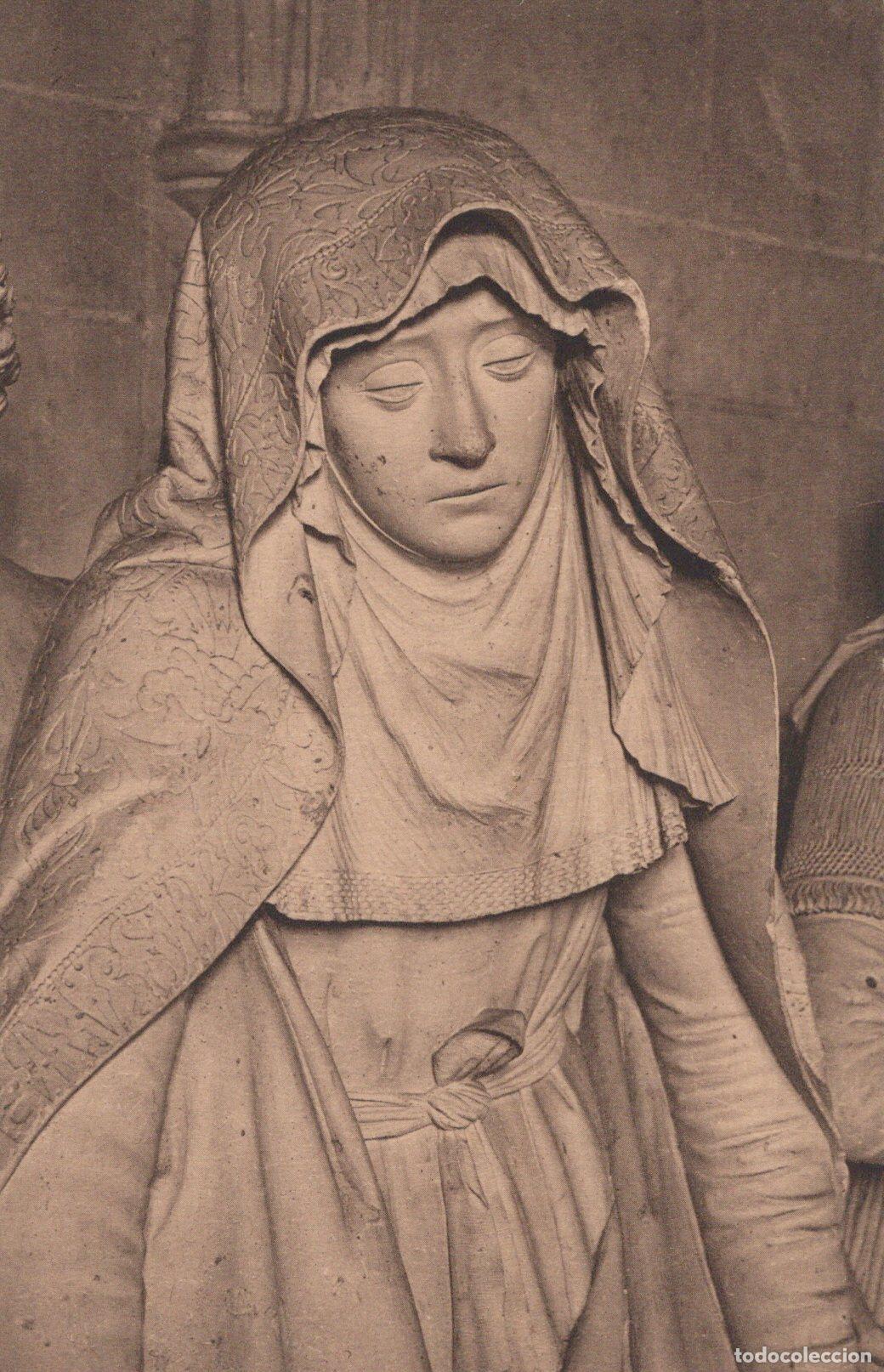 Postcards: France Solesmes Mater Dolorosa Sculpture At Abbey Unposted *YBC971