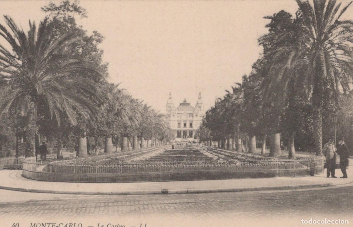 Postales: Monaco Monte Carlo Casino And Gardens Unposted *YBC328
