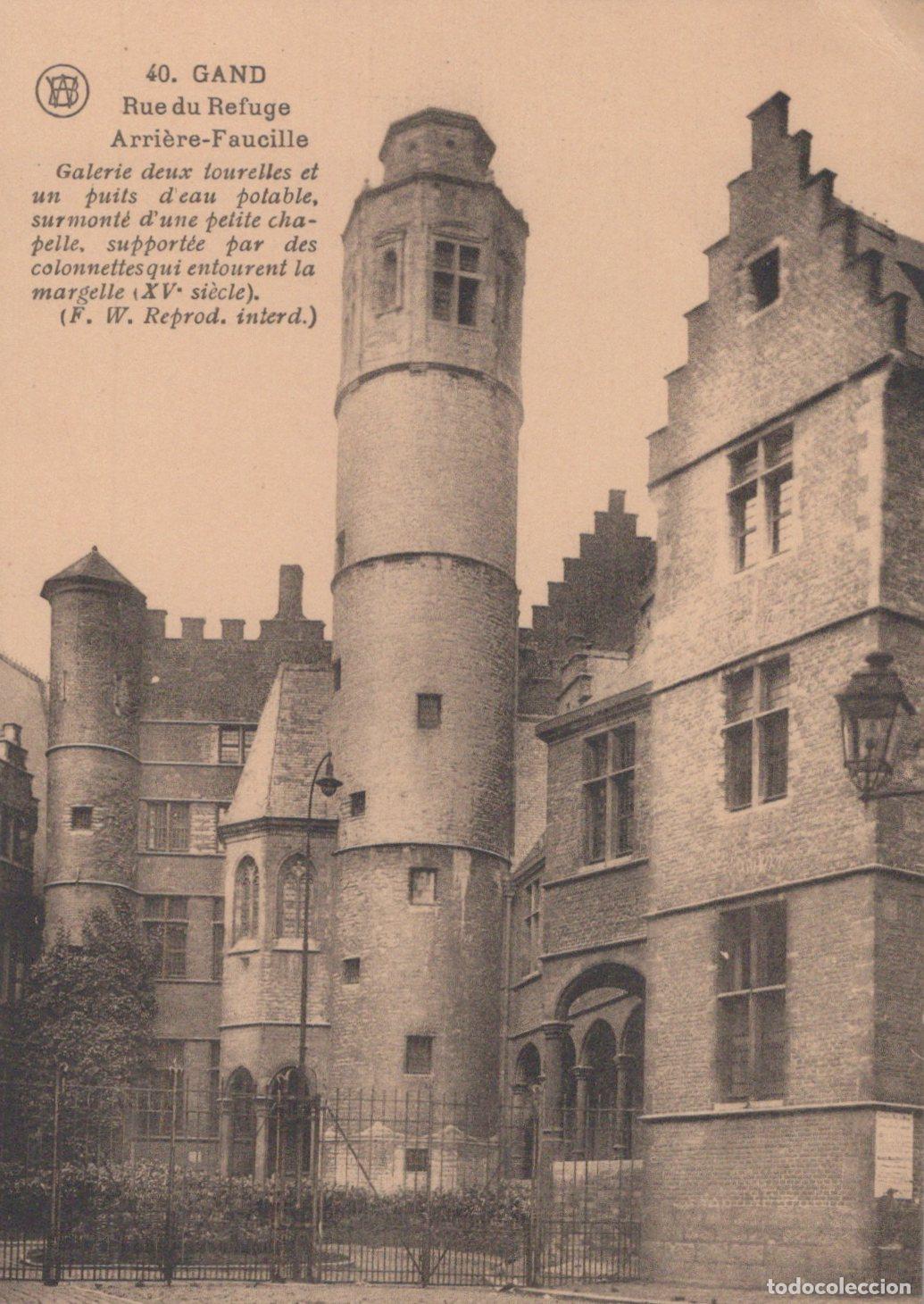 Postcards: Belgium Ghent Rue Du Refuge And Arriere-Faucille Unposted *YBC975