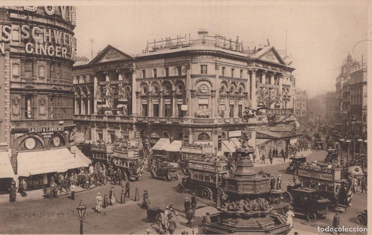 Postcards: United Kingdom London Piccadilly Circus With Pavilion And Unposted *YBC401