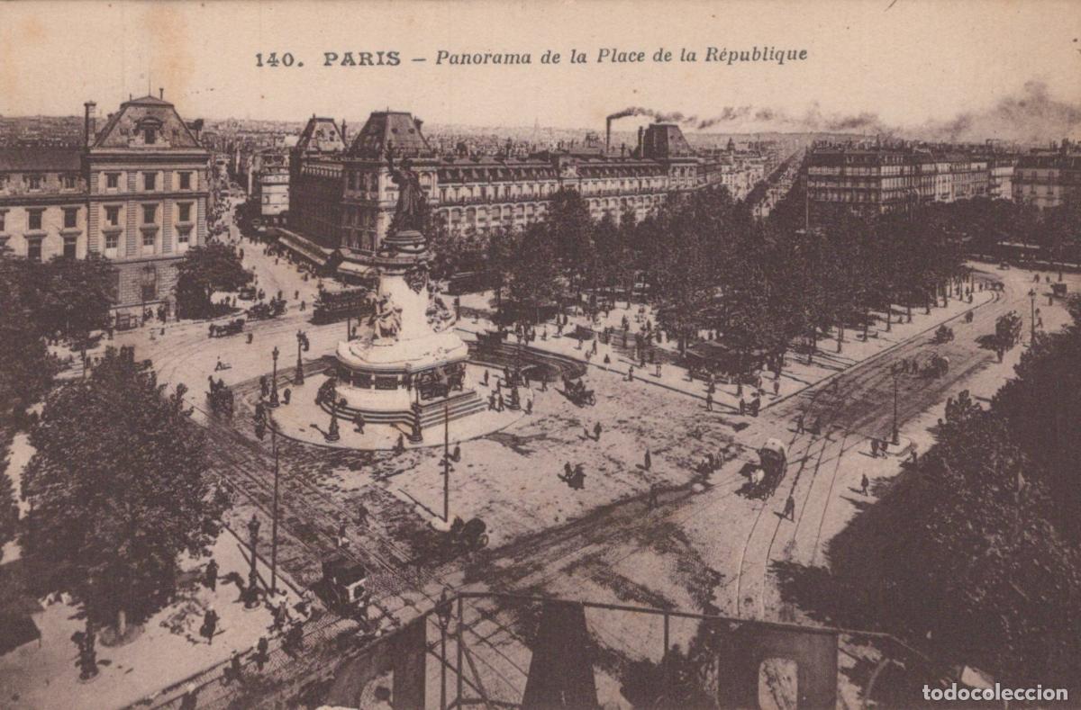 Postcards: France Other Monuments Paris Panorama Of The Place De La Unposted *YBC405