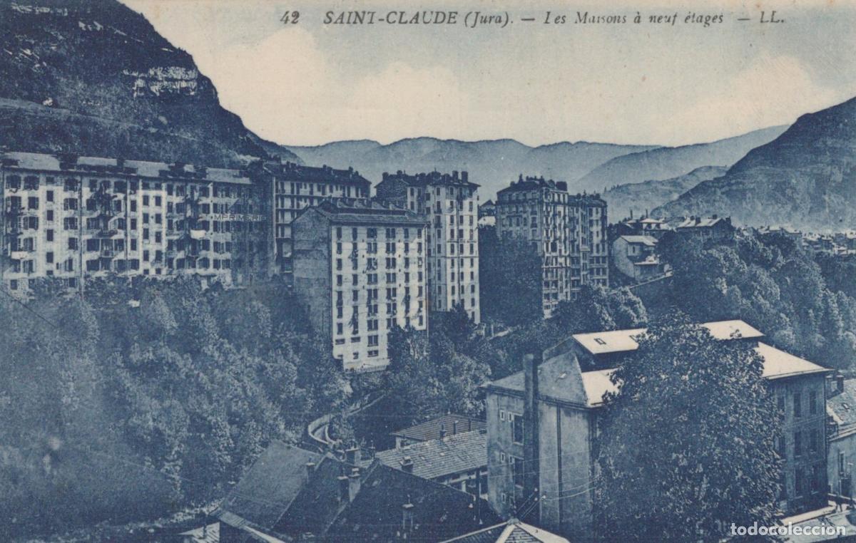 Cartes Postales: France Saint Claude Jura The Nine Story Houses Mountain Unposted *YBC346