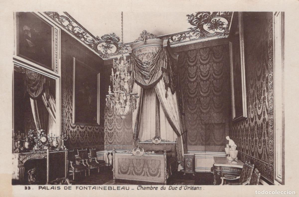 Cartes Postales: France Fontainebleau Palace Of Bedroom Of The Duke Of Orleans Unposted *YBC407
