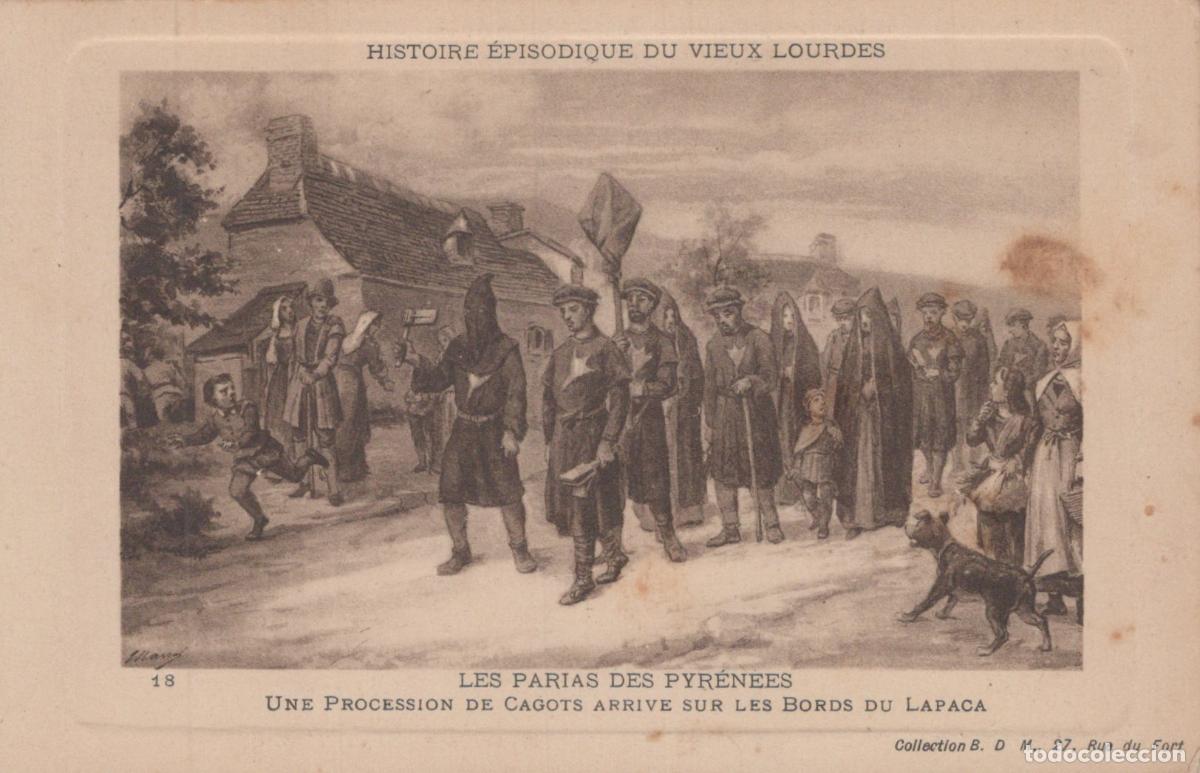 Cartoline: France Lourdes The Pariahs Of The Pyrenees Cagots Procession In Unposted *YBC168