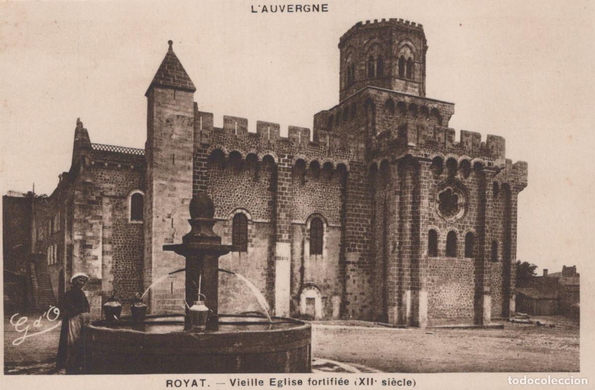 Cartes Postales: France Royat Rovat Old Fortified Church 12th Century Unposted *YBC366