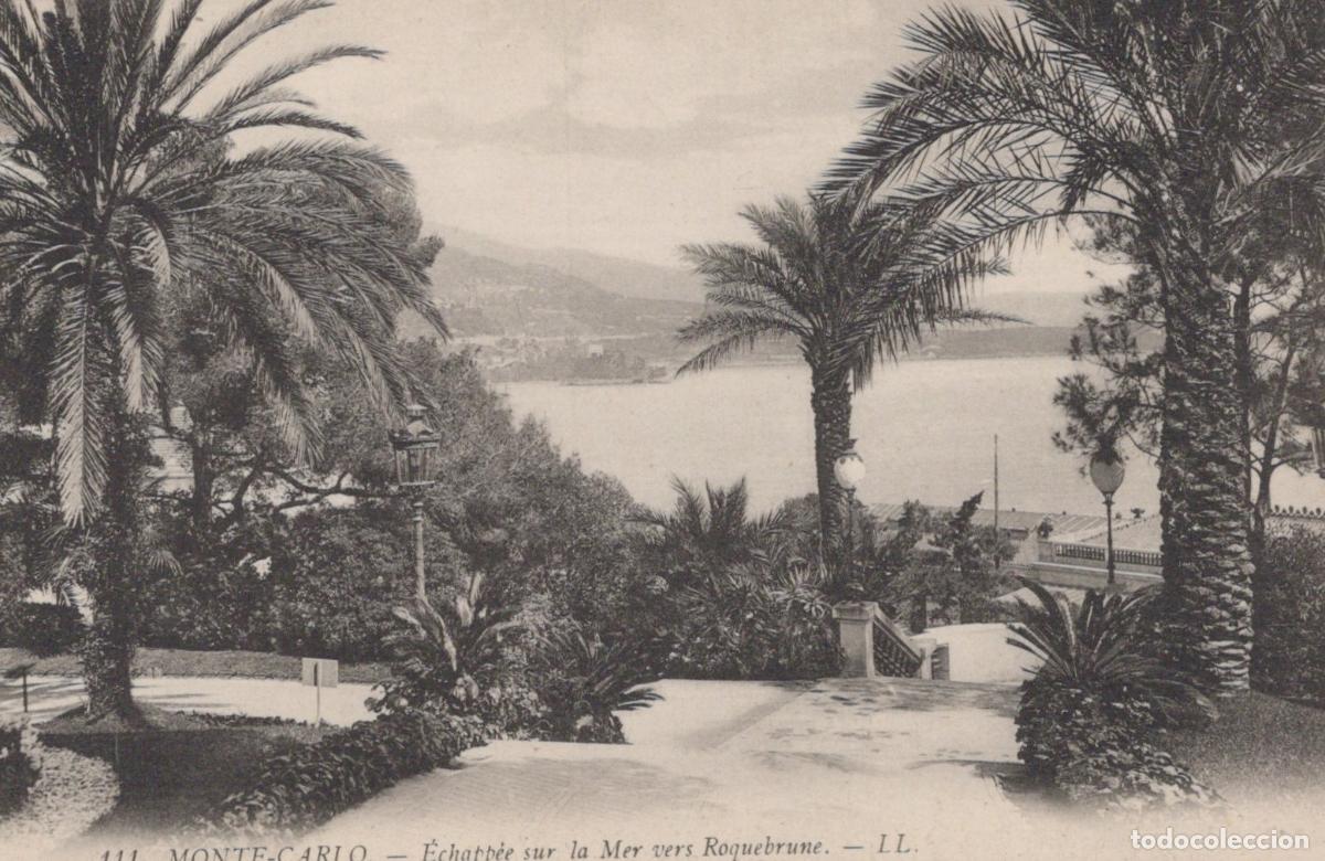 Postkarten: Monaco Monte Carlo View Of The Sea Towards Roquebrune Unposted *YBC277
