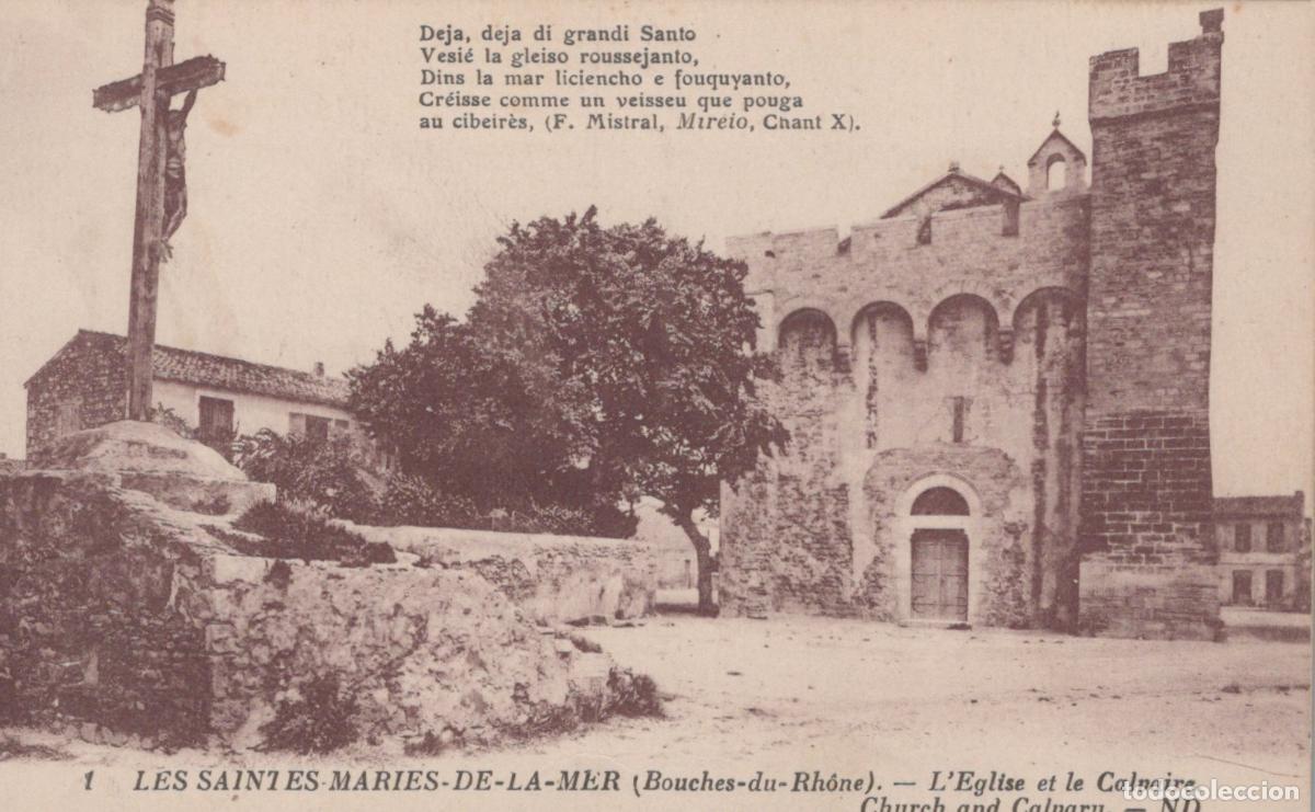 Postales: France Saintes Maries De La Mer Les Church And Calvary In *YBC436