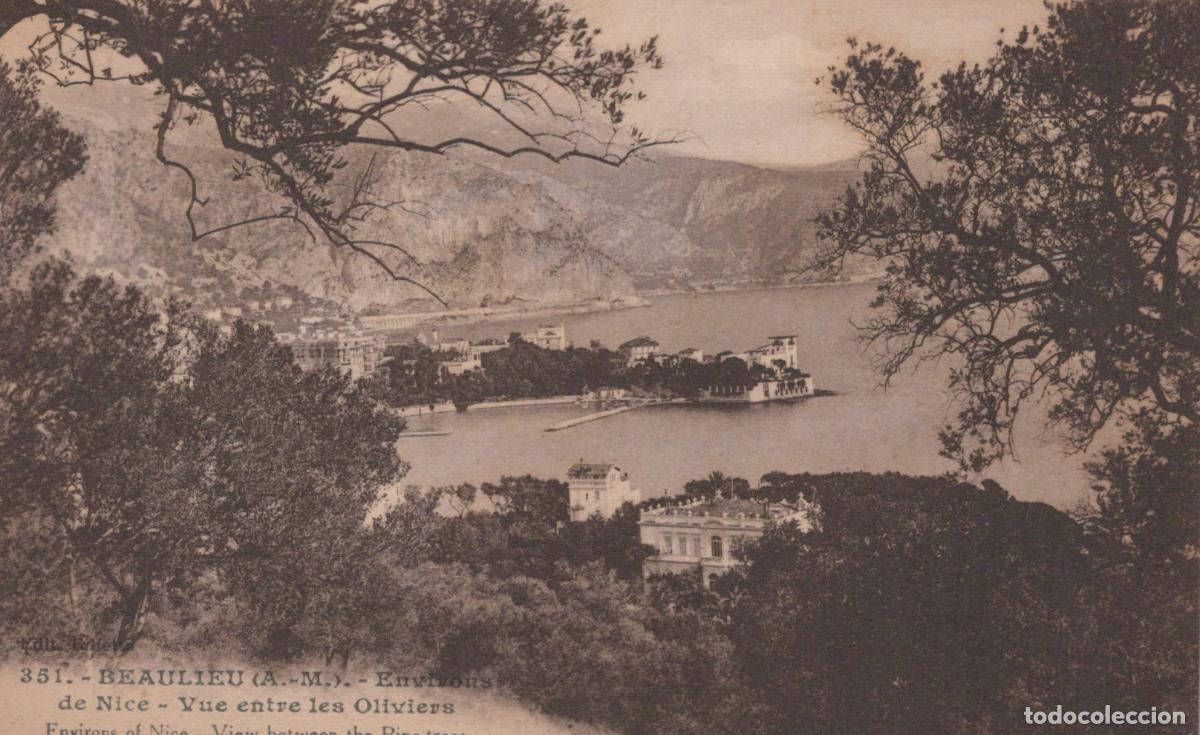 Postales: France Beaulieu Sur Mer Surroundings Of Nice View Between The Olive *YBC285