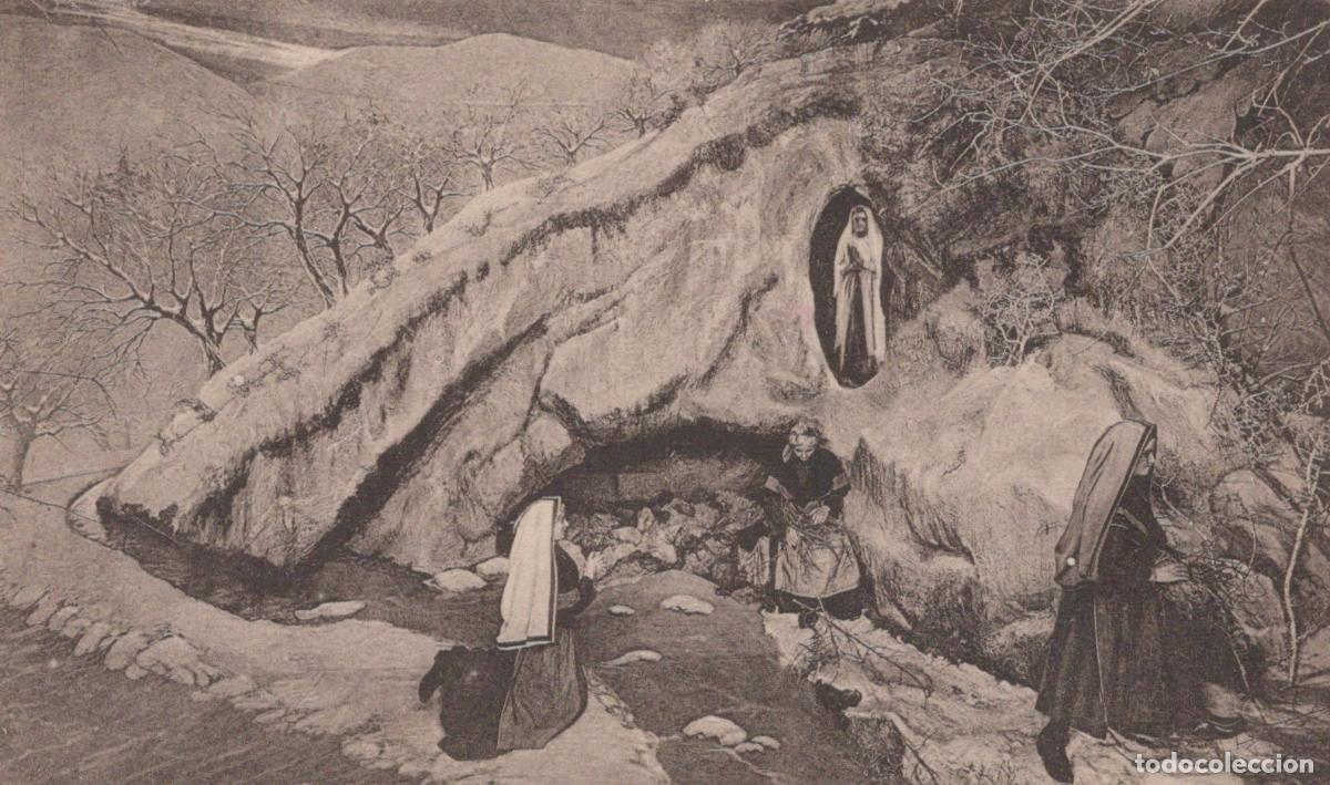 Postales: France Lourdes Apparition Of The Virgin Mary To Bernadette At Unposted *YBC680