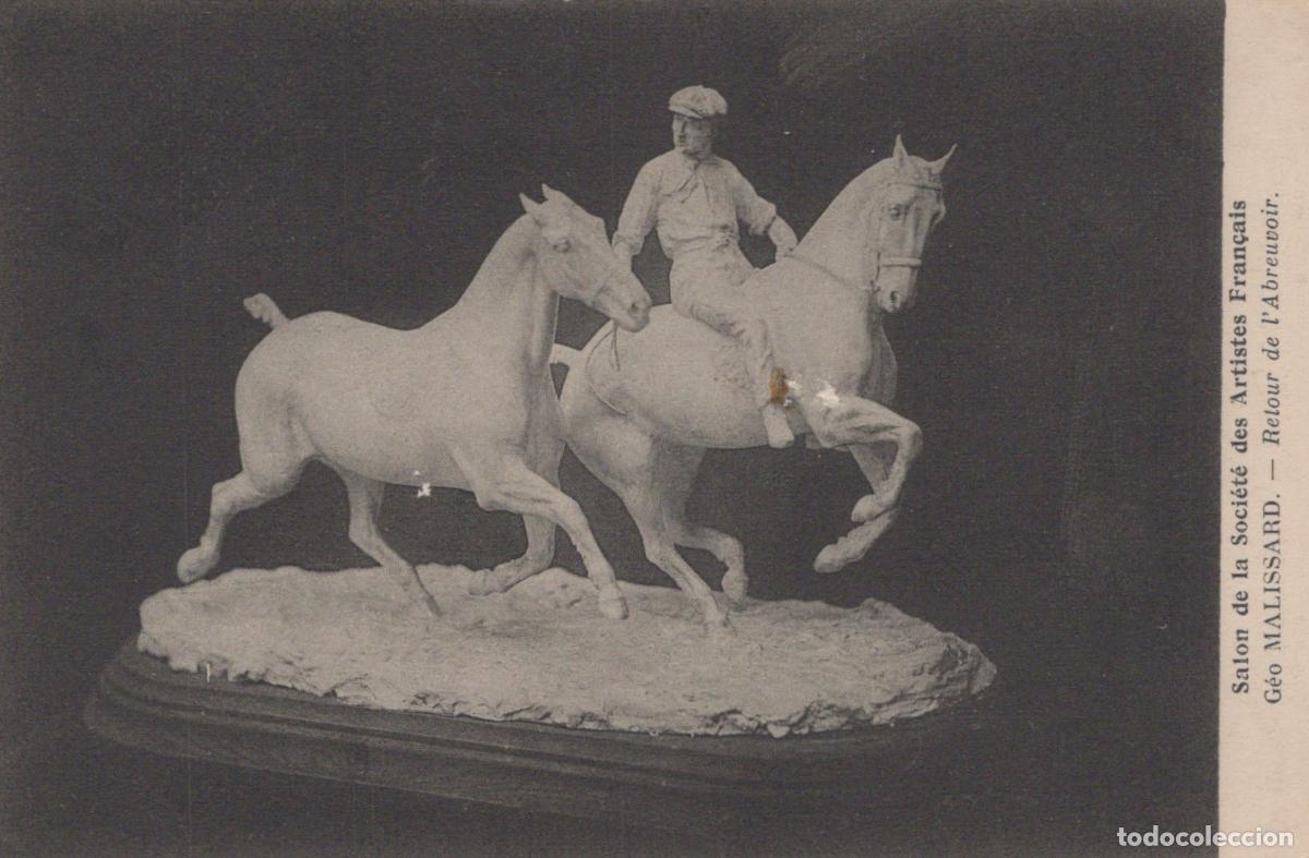 Postales: Topics Return Of The Trough Sculpture By Geo Malissard *YBC402