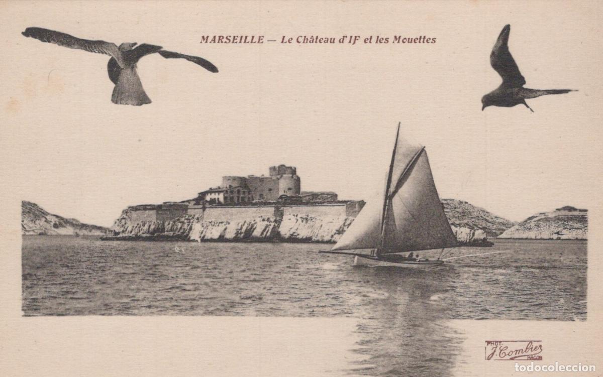 Postales: France Marseilles Marseille Chateau D If And Seagulls Unposted *YBC406