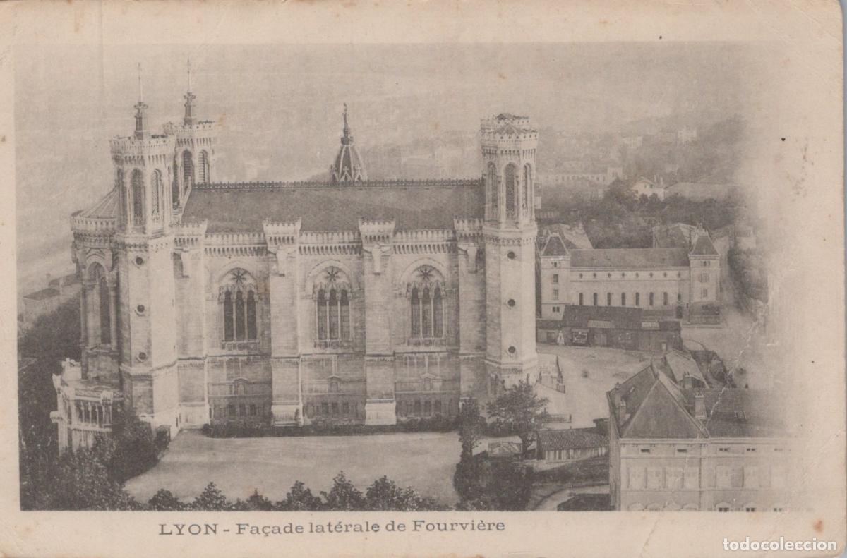 Postales: France Lyon Lateral Facade Of The Basilica Of Notre Dame De Unposted *YBC414