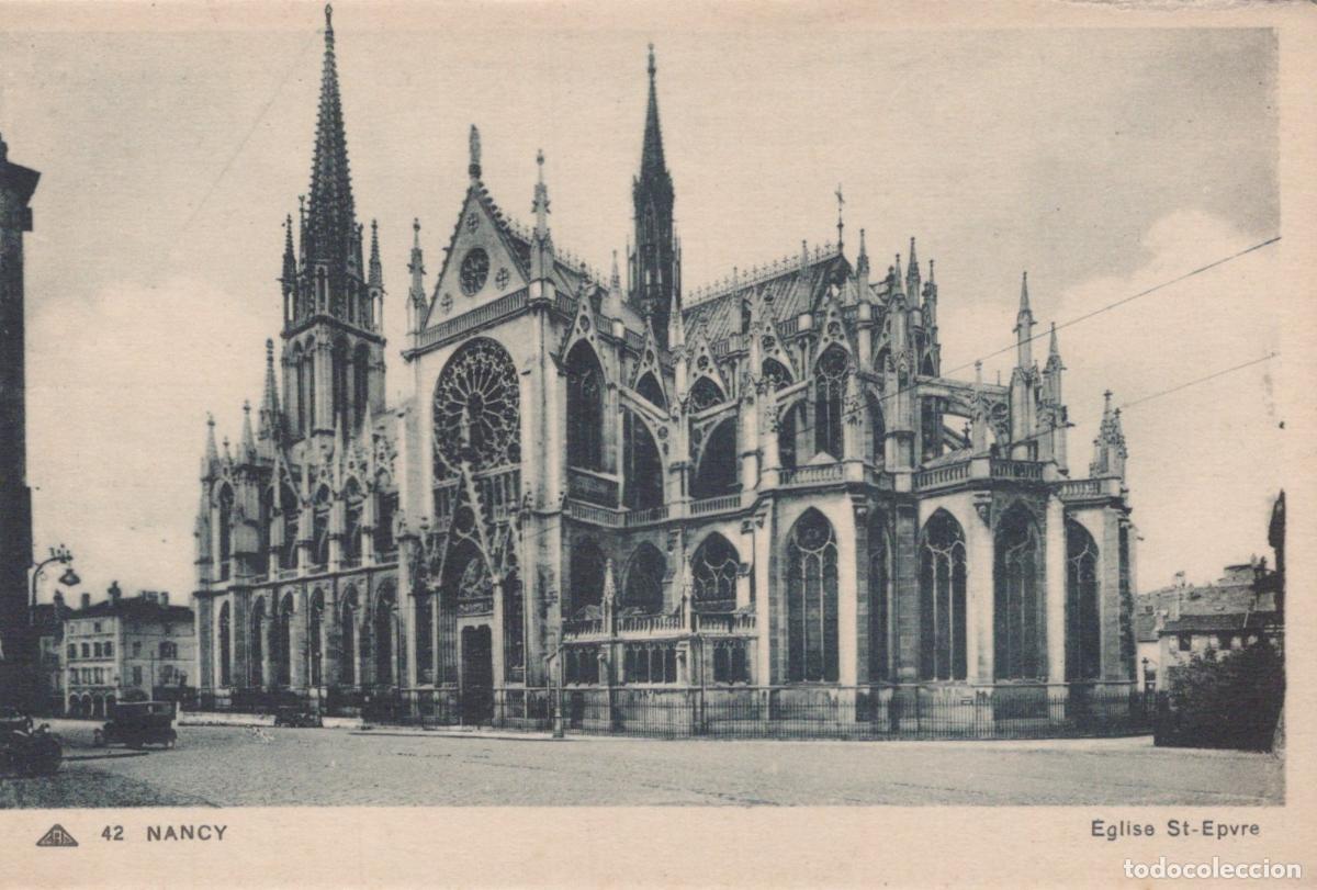 Postales: France Nancy Saint Epvre Church In Gothic Architecture Exterior Unposted *YBC450