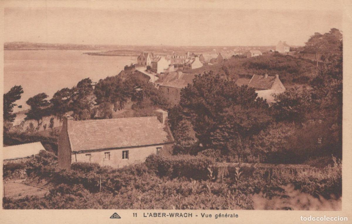 Postales: France Brittany General View Of L Aber Wrach Brittany Unposted *YBC301
