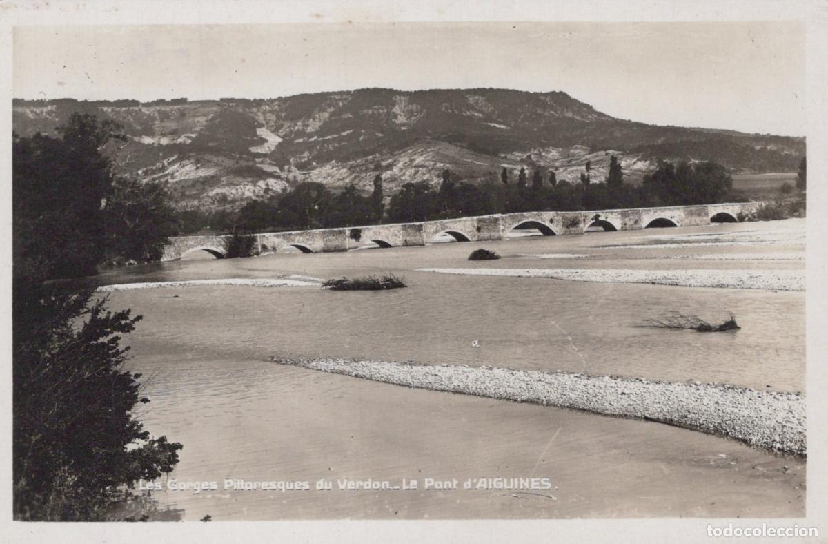 Postales: France Aiguines Pont D Aiguines In The Gorges Du Verdon Unposted *YBC422