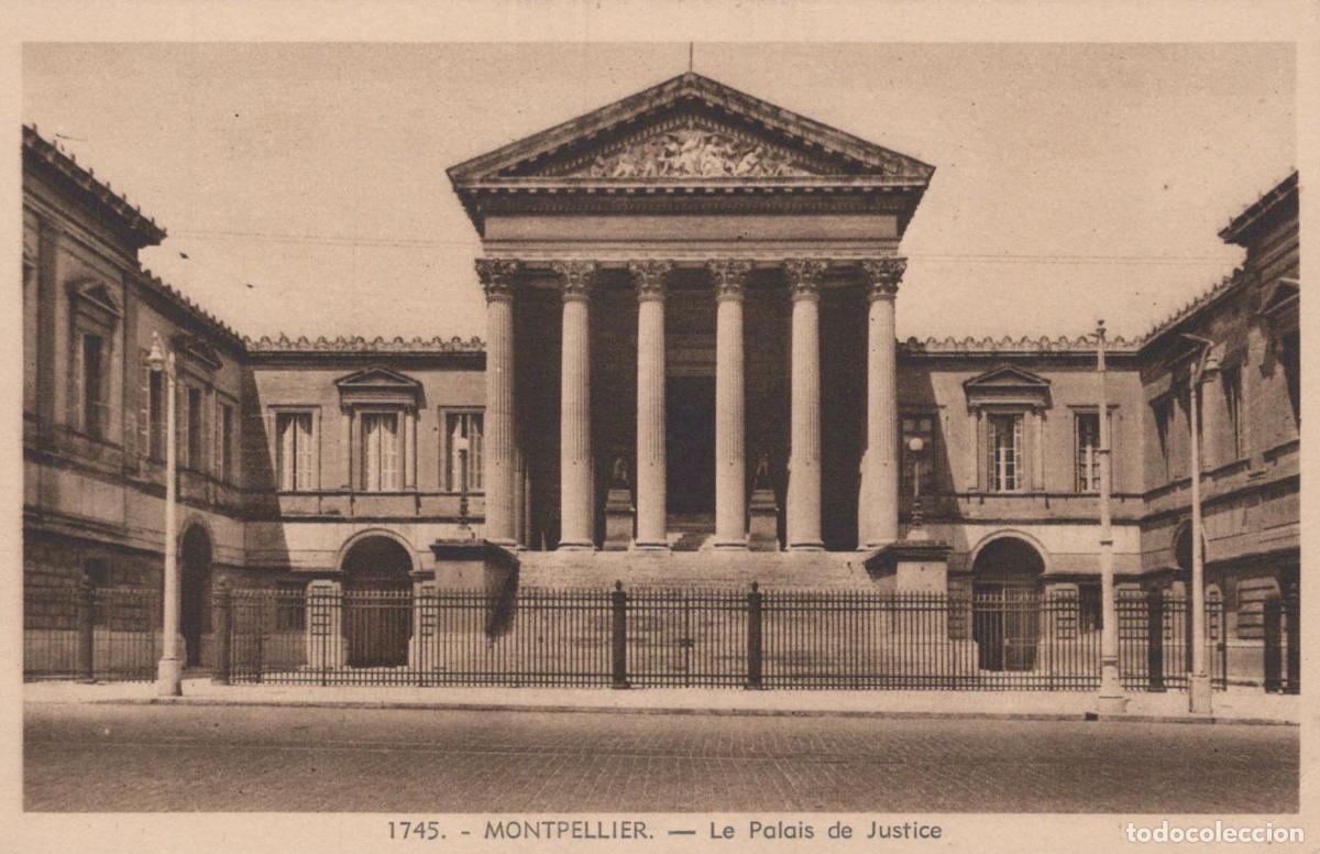 Postales: France Montpellier Courthouse Building In Unposted *YBC454
