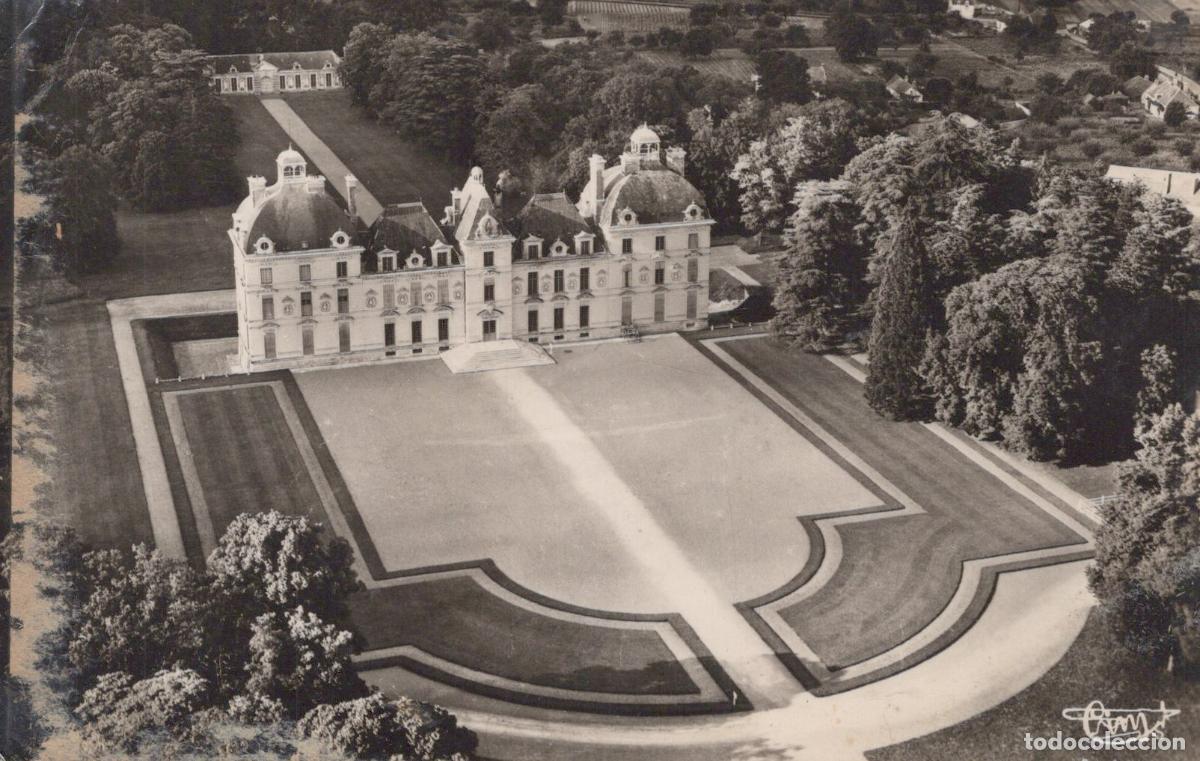 Postales: France Cheverny Aerial View Of The Chateau De In The Real Photo Unposted *YBC305