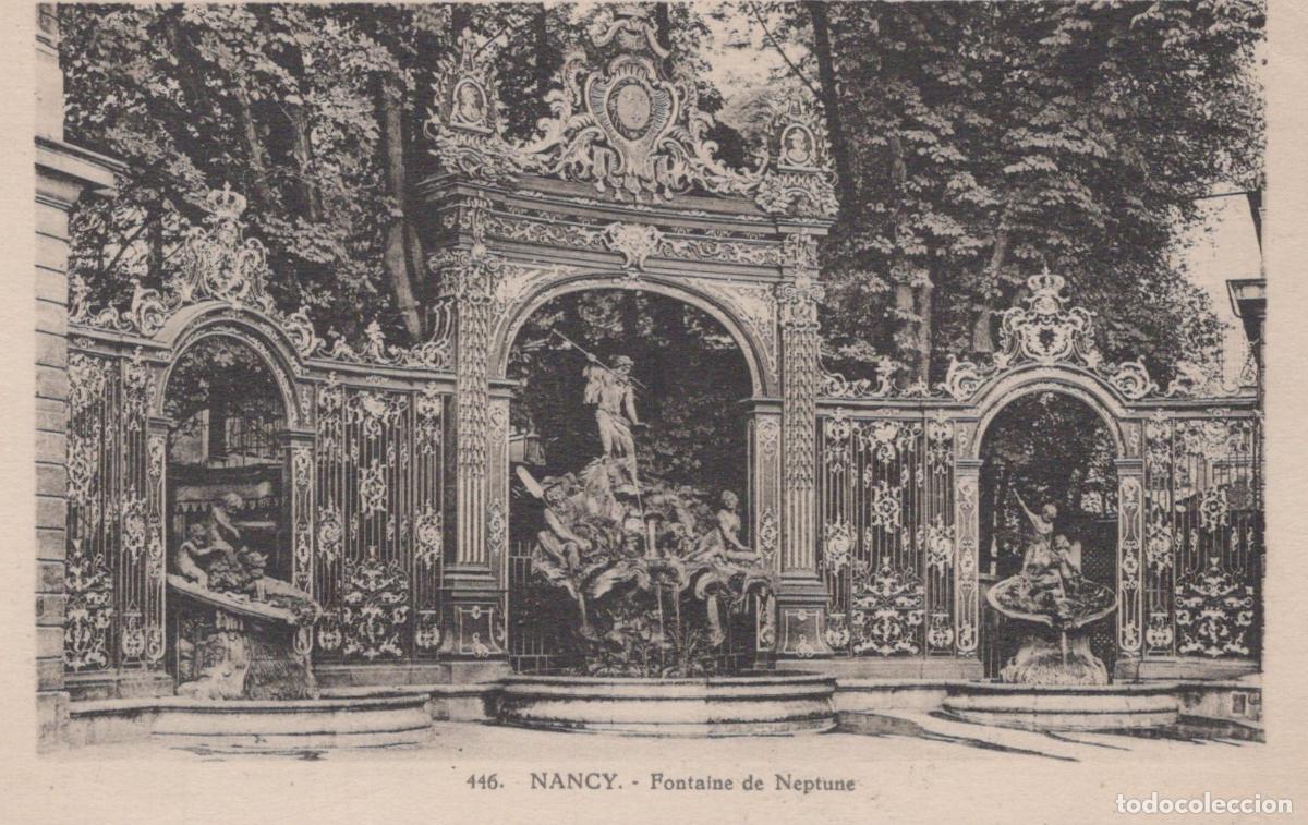 Postales: France Nancy Neptune Fountain Place Stanislas Unposted *YBC307