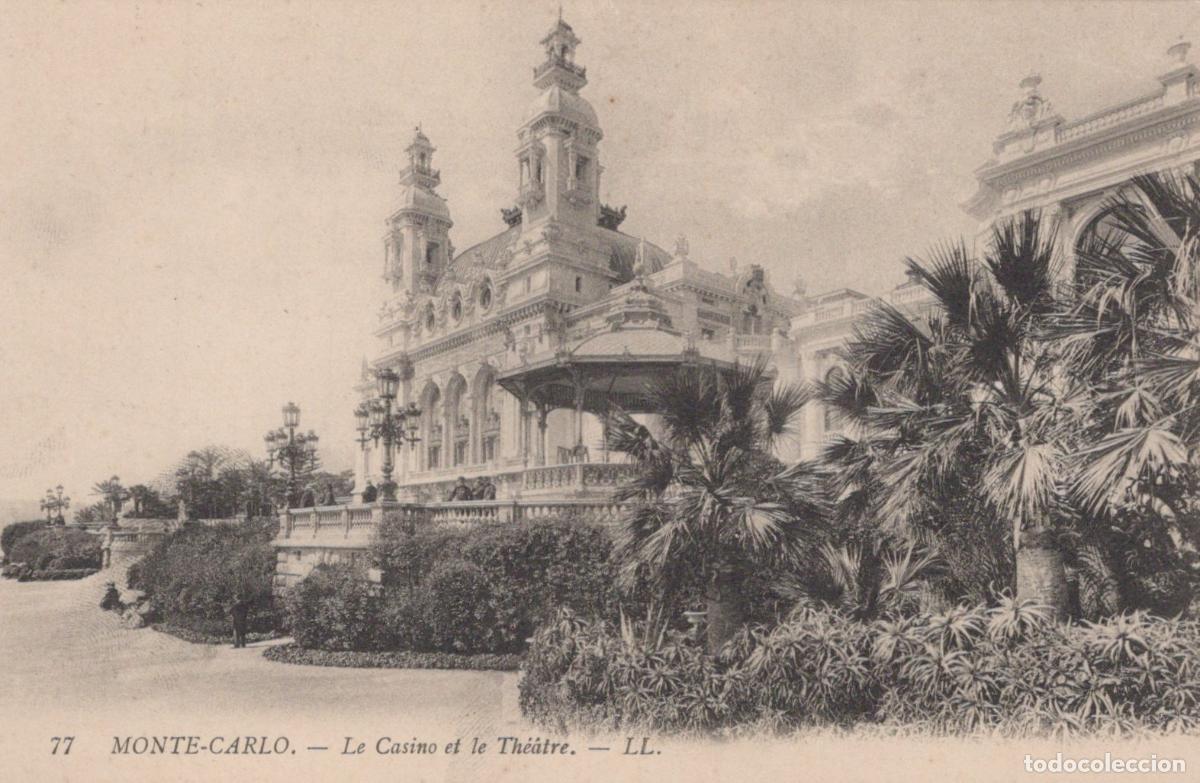 Postkarten: Monaco Monte Carlo Casino And Theater Unposted *YBC736