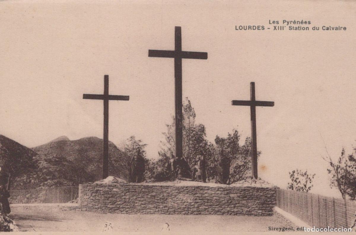 Postkarten: France Lourdes XIII Station Of The Calvary Pyrenees Unposted *YBC532