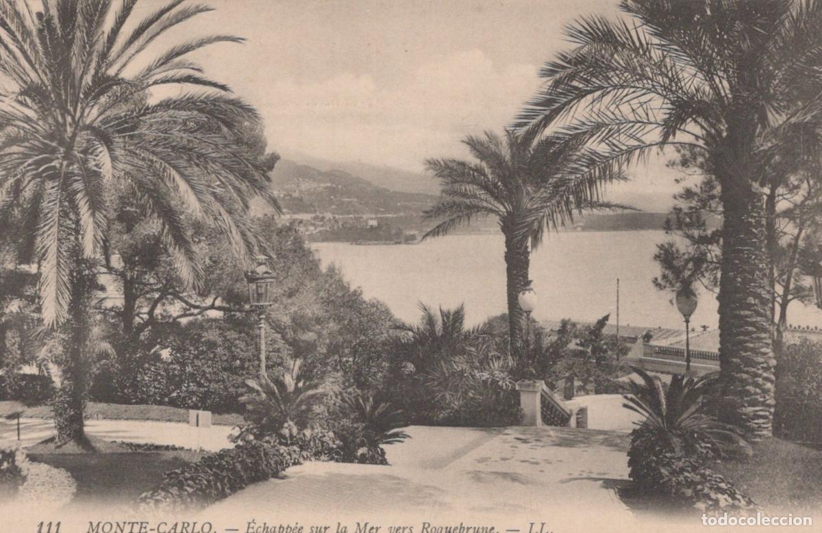 Postkarten: Monaco Monte Carlo View Of The Sea Towards Roquebrune Unposted *YBC744
