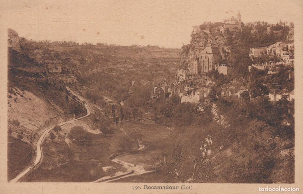 Postkarten: France Rocamadour Panoramic View Of The Historic Village Of In Unposted *YBC319