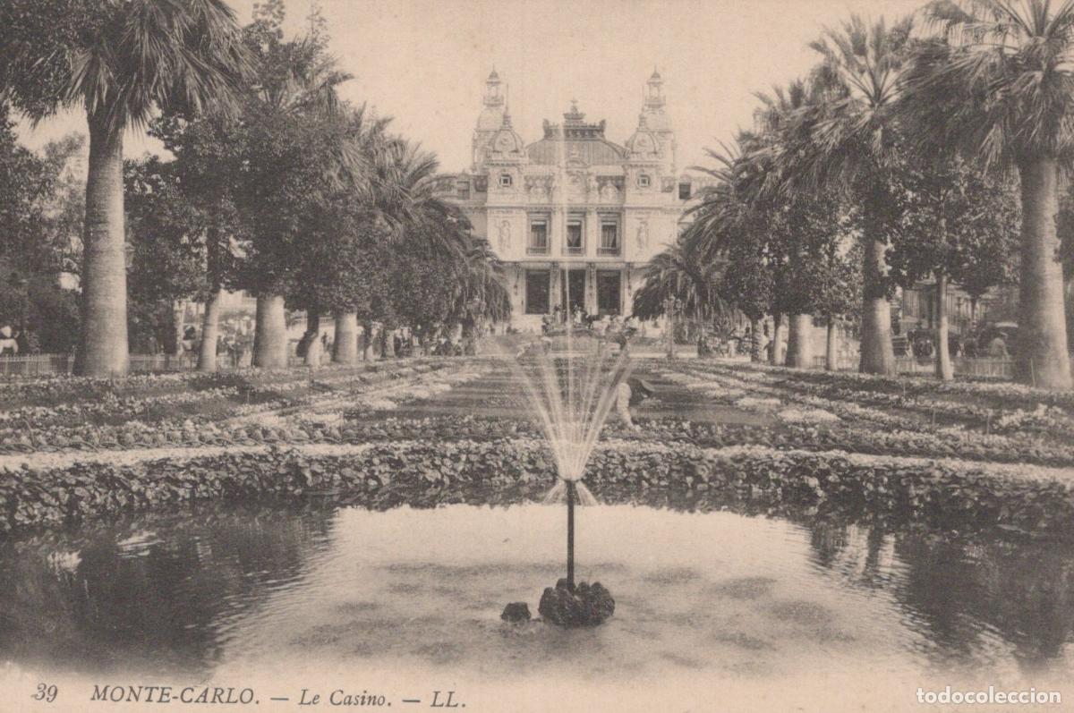 Postkarten: Monaco Monte Carlo The Casino View Of The Gardens And Fountain Unposted *YBC566