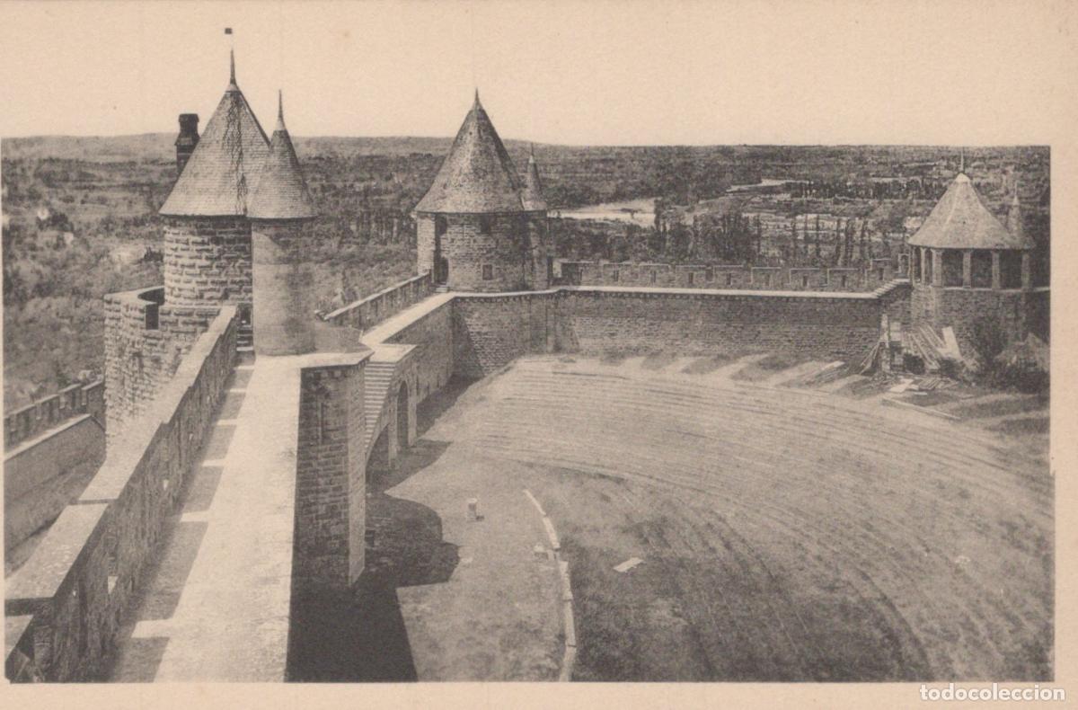 Postais: France Carcassonne Cite De The Theater View Of Medieval Unposted *YBC473