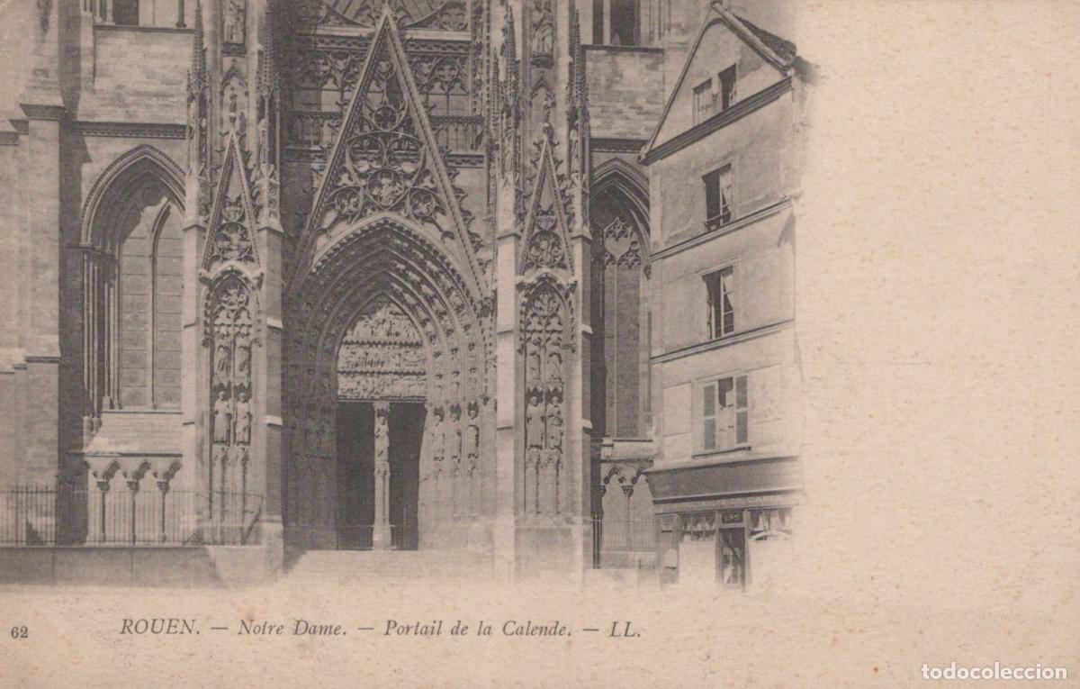 Postais: France Rouen Cathedral Notre Dame Calende Portal Unposted *YBC572