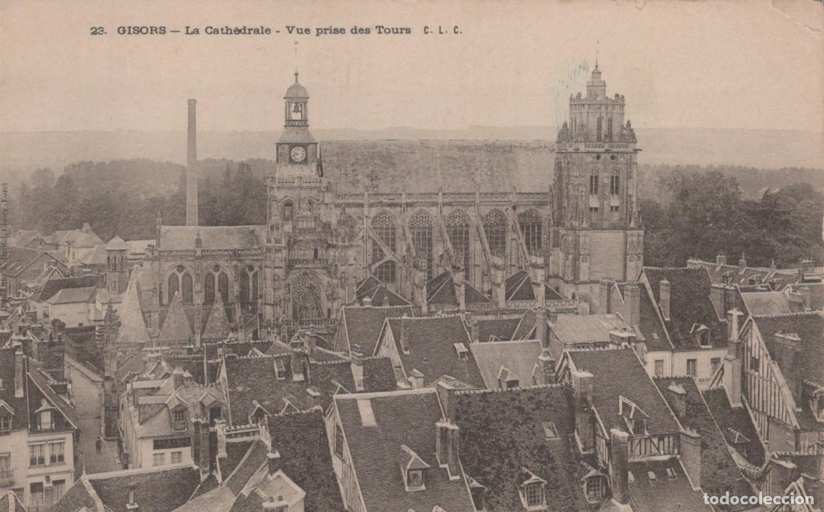 Postais: France Gisors Cathedral View From The Towers Unposted *YBC748