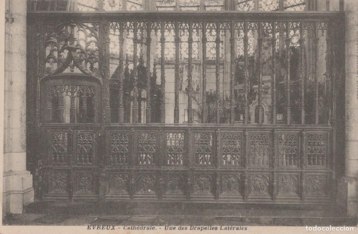 Postais: France Evreux Cathedral Interior View Of One Of The Lateral Unposted *YBC574