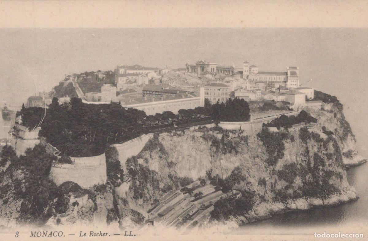 Postais: Monaco Monaco Le Rocher View Of The Prince Palace And Old Town Unposted *YBC325