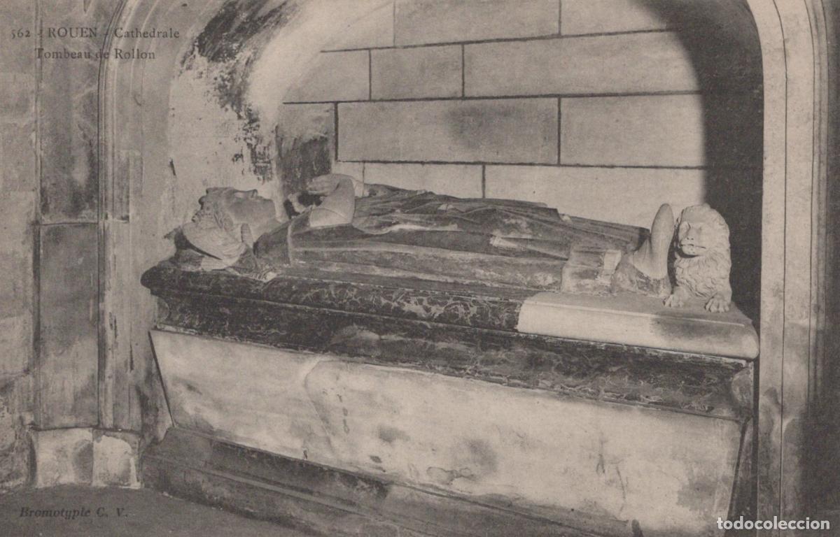 Postais: France Rouen Cathedral Tomb Of Rollo Normandy Unposted *YBC588