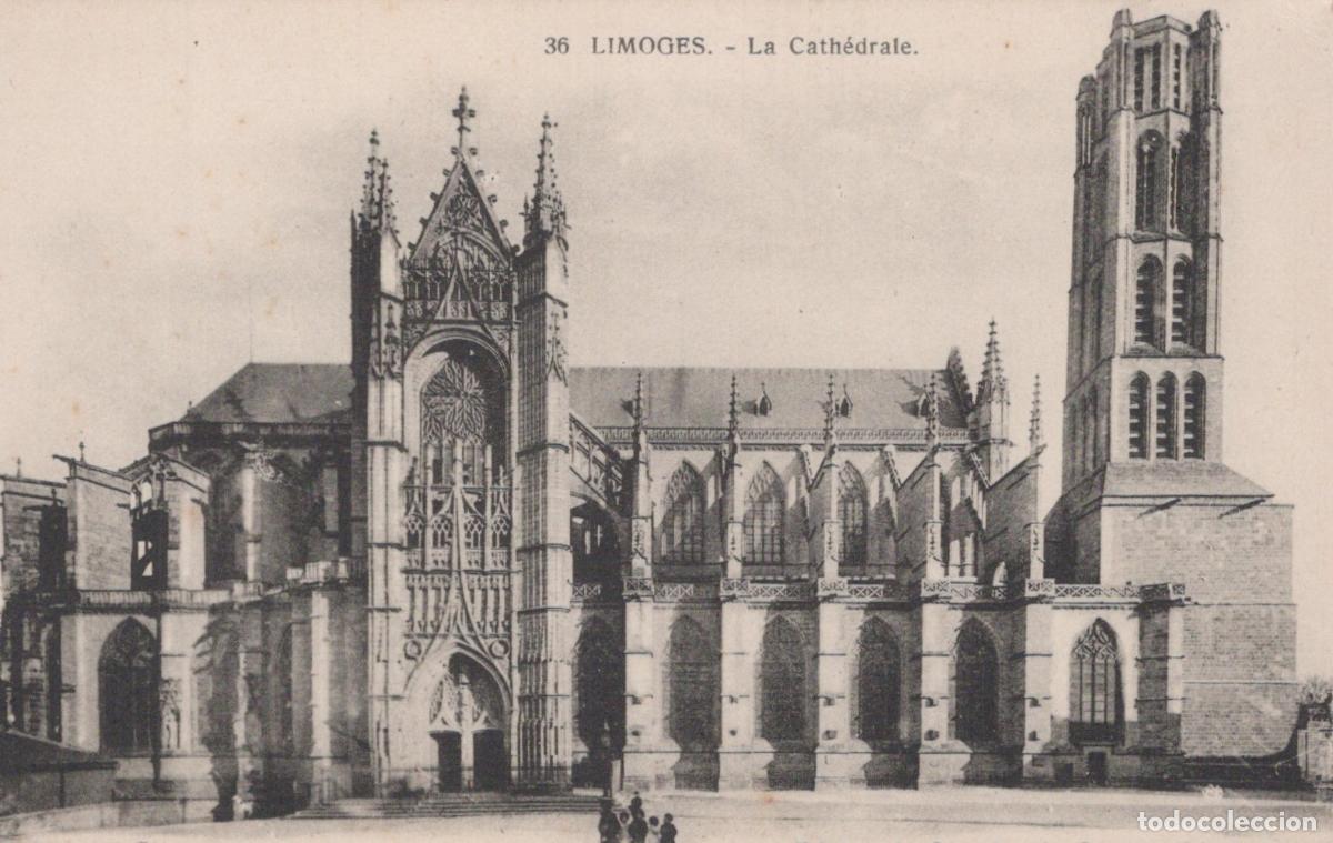 Postais: France Limoges Cathedral Exterior View Unposted *YBC485