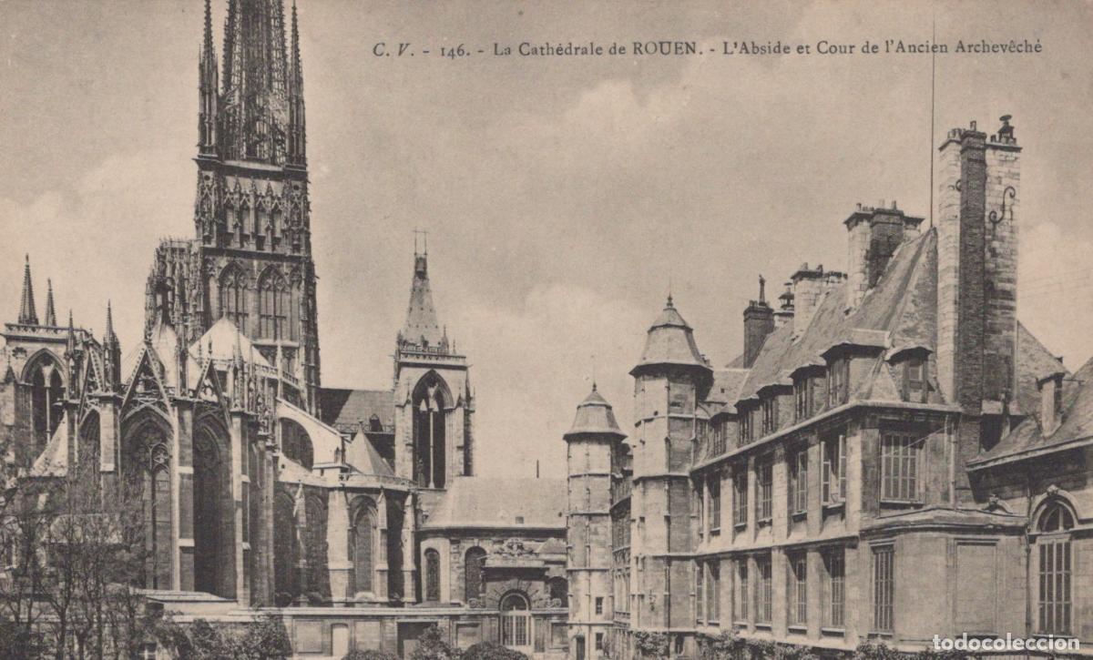 Postais: France Rouen Cathedral The Apse And Courtyard Of The Old Unposted *YBC760