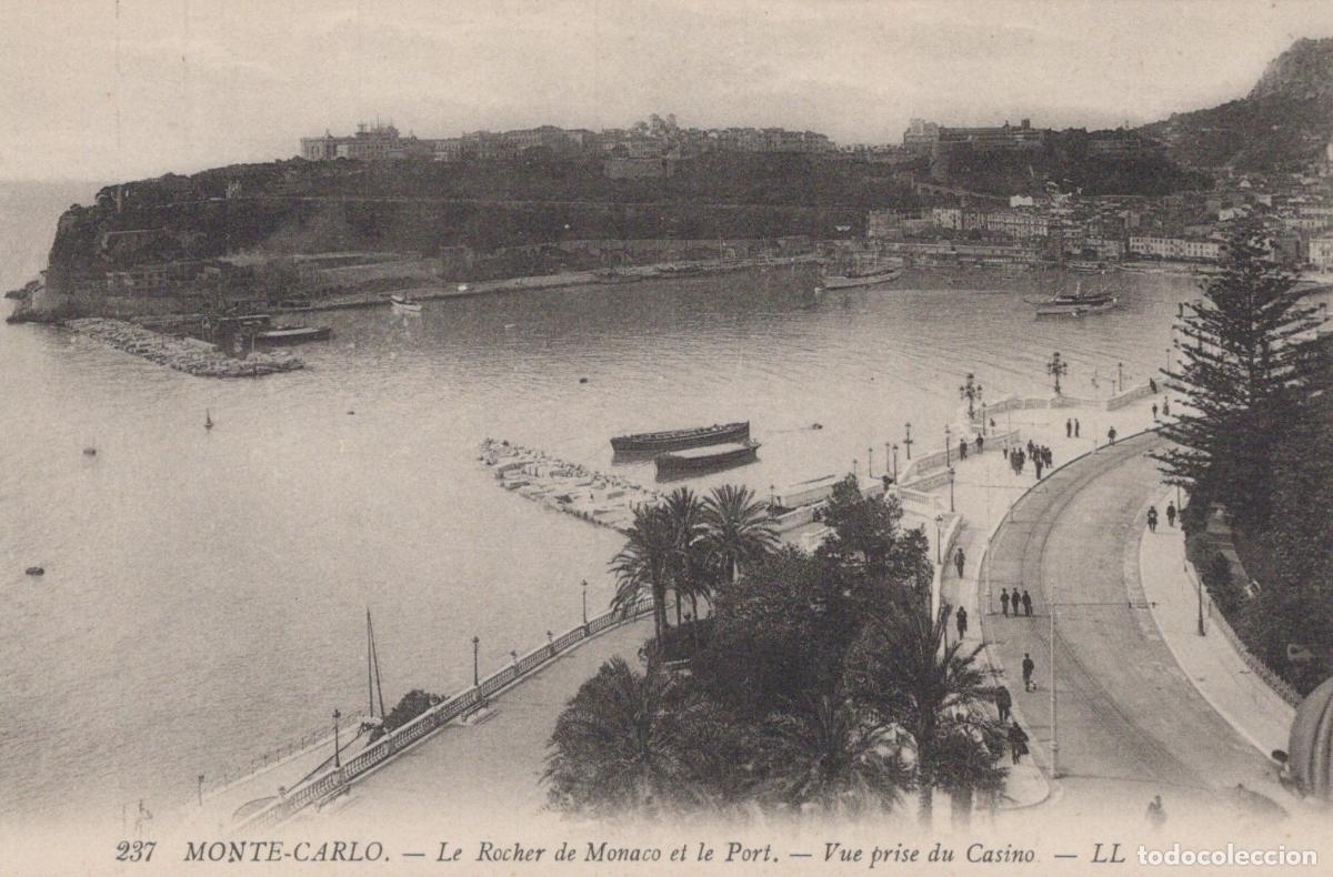 Postais: Monaco Monaco The Rock Of And The Port View From The Casino Unposted *YBC335