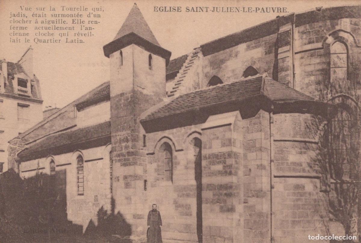 Postais: France Arc De Triomphe Saint Julien The Poor Church Latin Unposted *YBC489