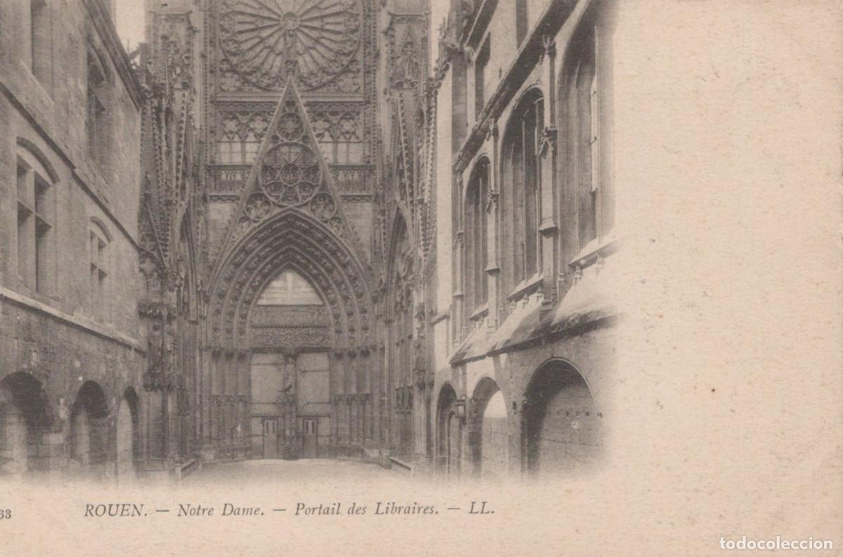 Postais: France Rouen Cathedral Notre Dame Booksellers Portal Unposted *YBC764