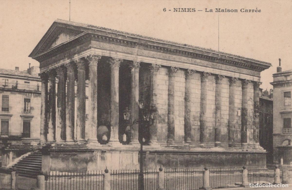 Postcards: France N&icirc;mes Maison Carree Roman Temple In Nimes Unposted *YBC603