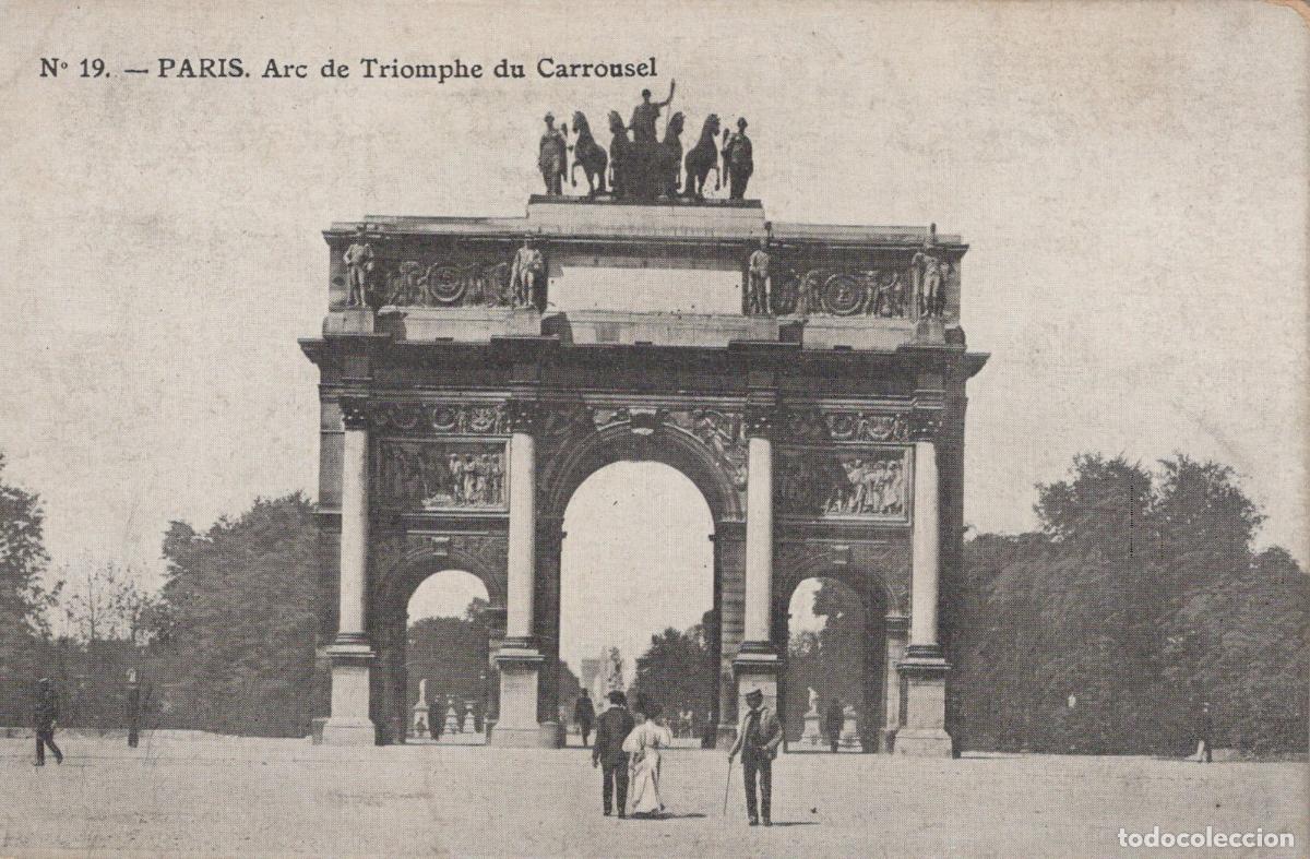 Postcards: France Arc De Triomphe Du Carrousel In Paris Unposted *YBC768