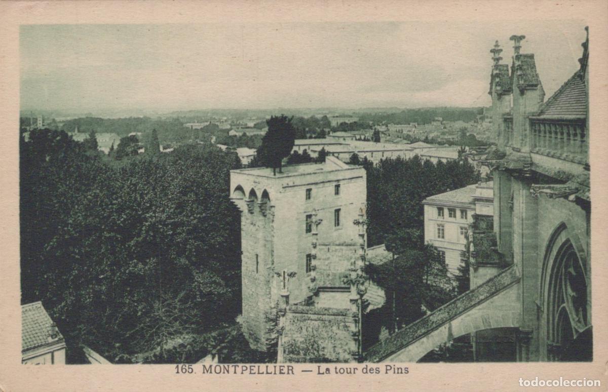 Postcards: France Montpellier The Tour Des Pins Tower View Unposted *YBC609