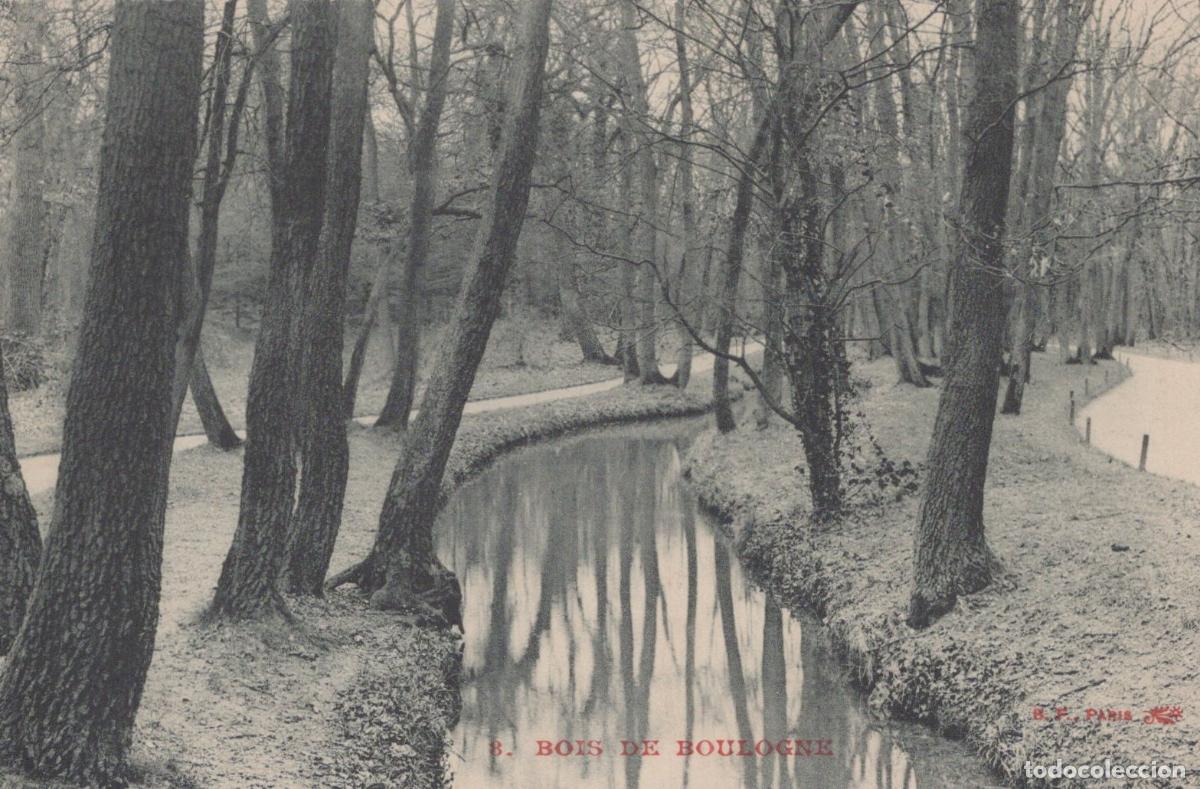 Postcards: France Arc De Triomphe Bois De Boulogne Paris Scenic Park Unposted *YBC497
