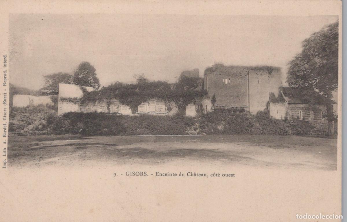 Postcards: France Gisors West Side Of The Castle Walls Unposted *YBC501