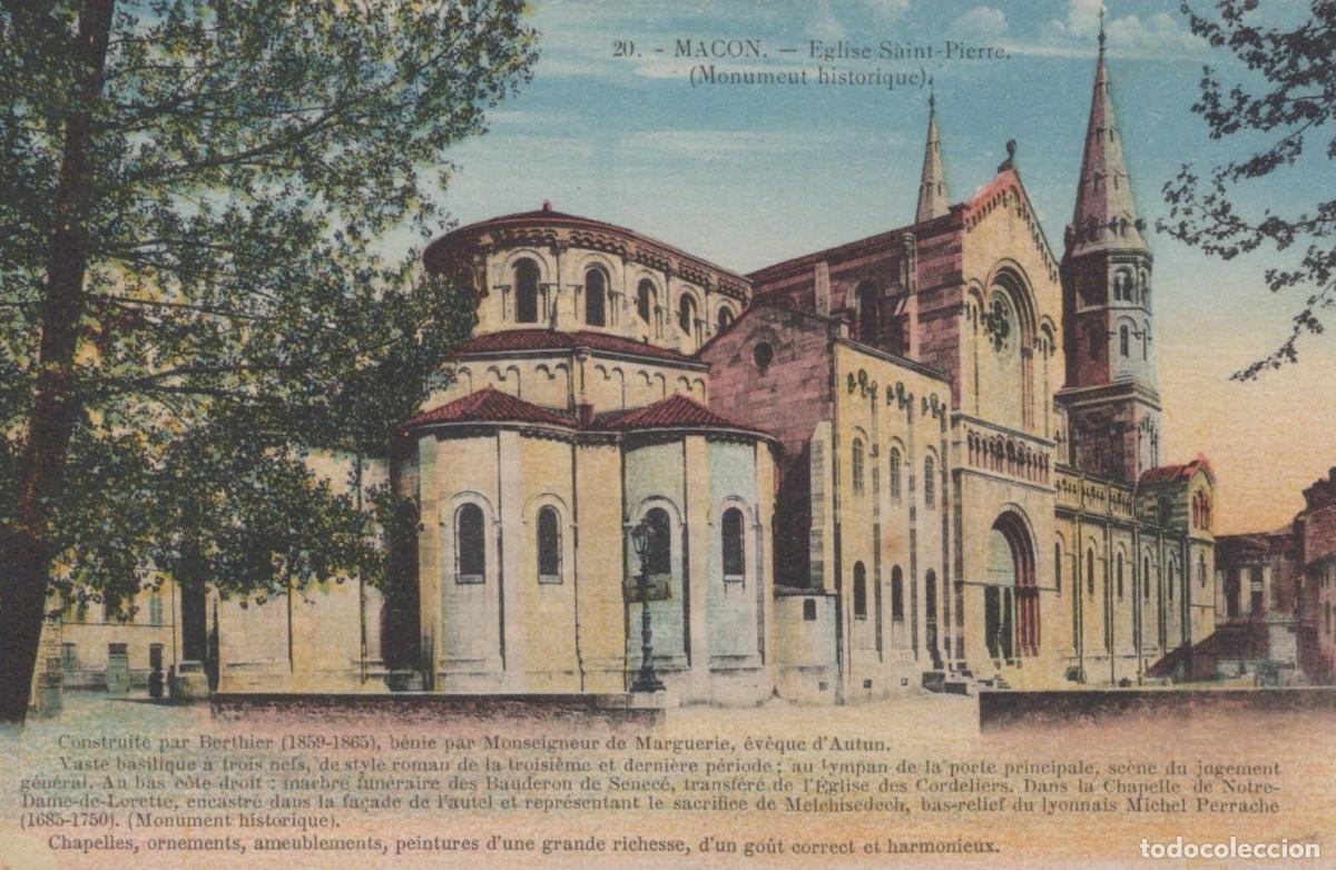 Postkarten: France Macon Saint Pierre Church In Unposted *YBC505