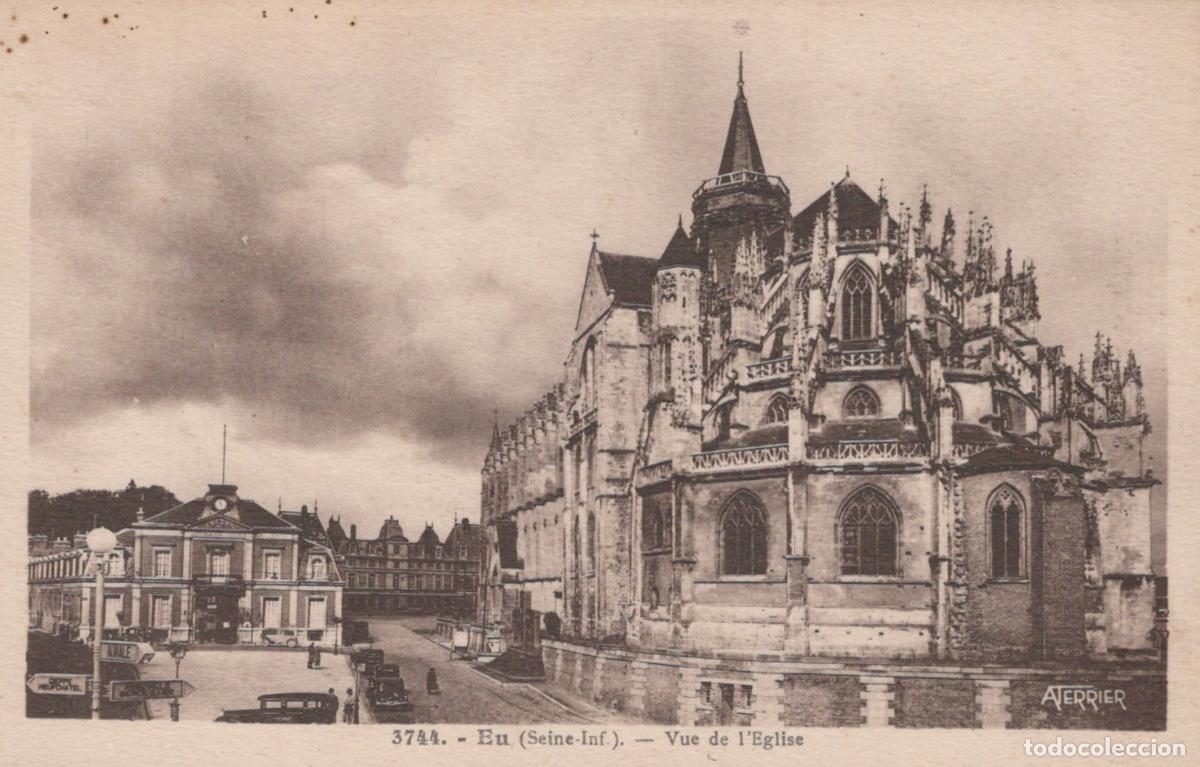 Postkarten: France Eu View Of The Church In Seine Maritime *YBC355